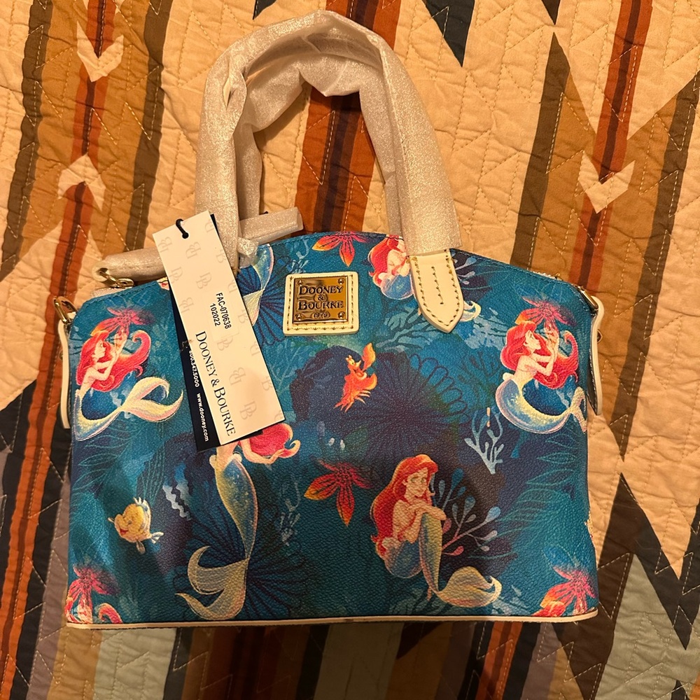 Dooney & Bourke Blue Ariel Tote Bag